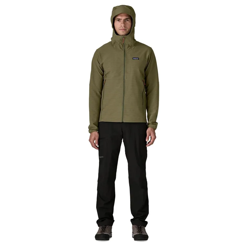 Patagonia R1 TechFace Men's Hoody in Basin Green-4