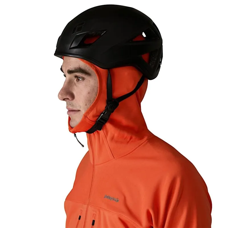 Patagonia R1 Ultralight Men's Fleece Hoody in Coal Orange-7