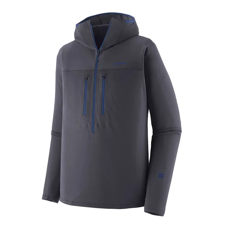 Patagonia R1 Ultralight Men's Fleece Hoody in Smolder Blue