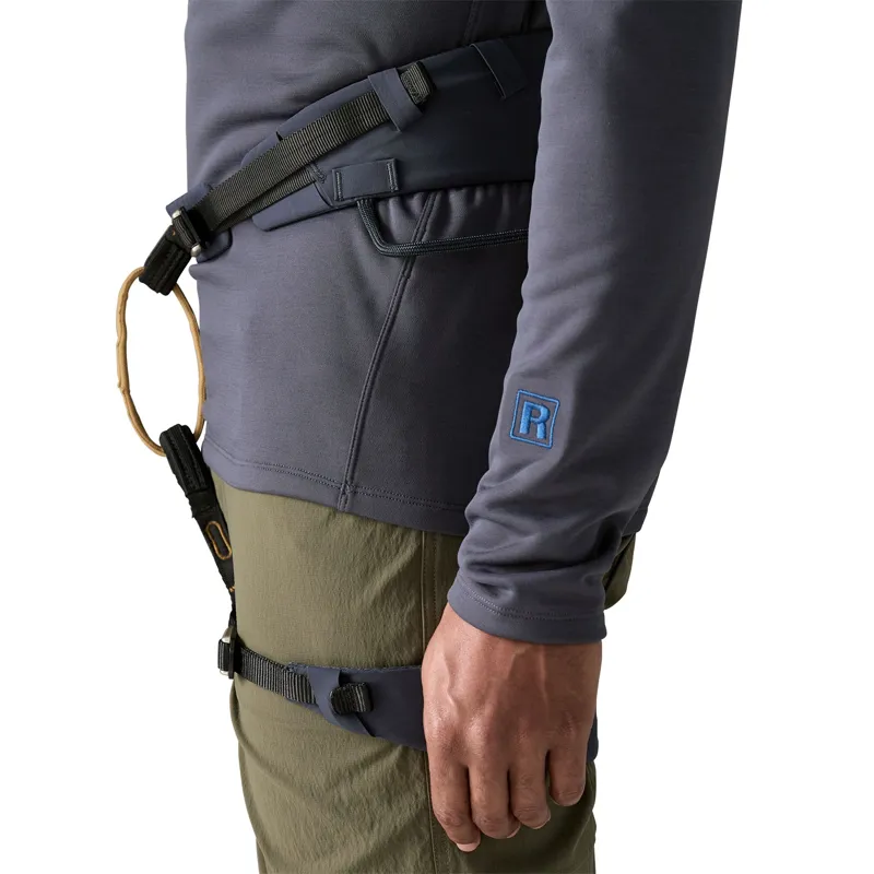 Patagonia R1 Ultralight Men's Fleece Hoody in Smolder Blue-7