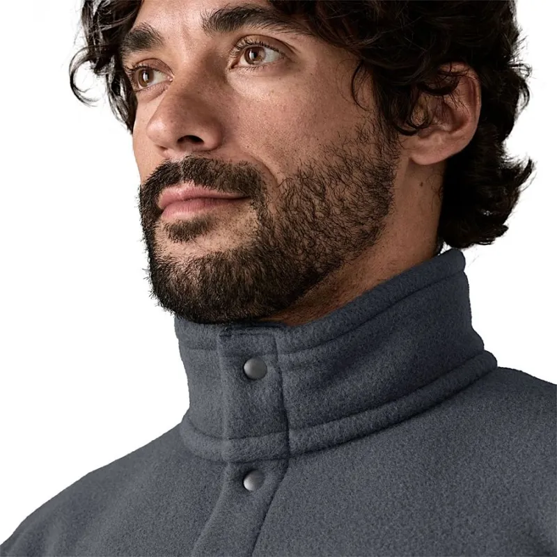 Patagonia Retro Pile 1/2 Snap Men's Pullover Fleece in New Navy/Nickel-3
