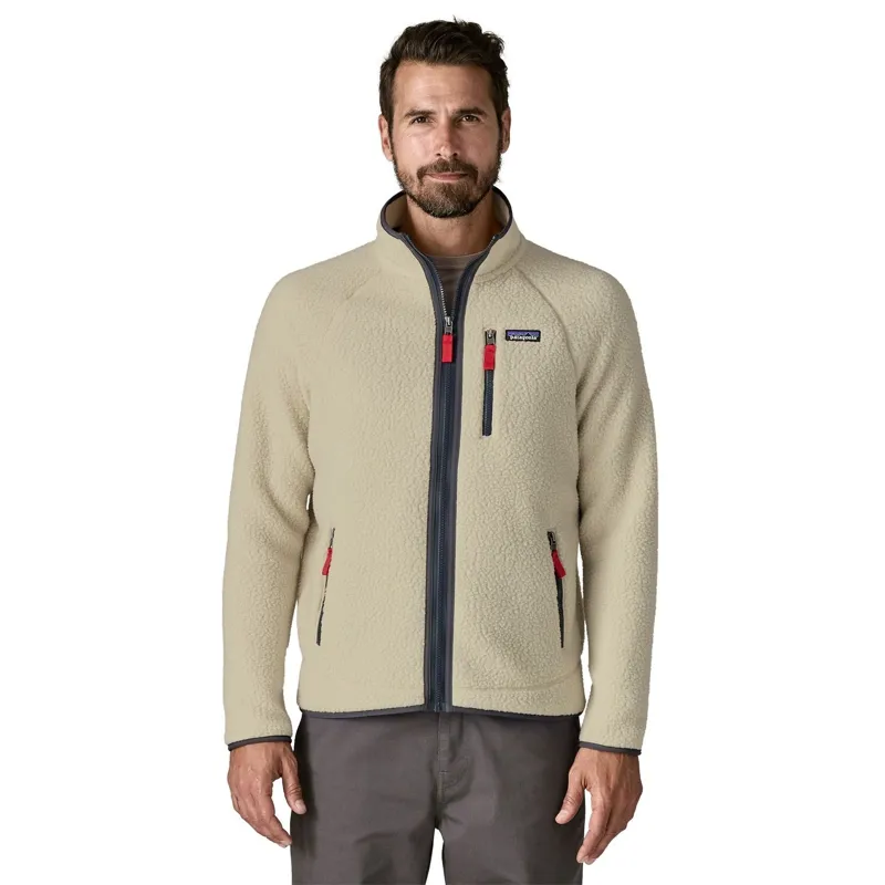 Patagonia Retro Pile Men's Fleece Jacket in Black/Forge Grey-1
