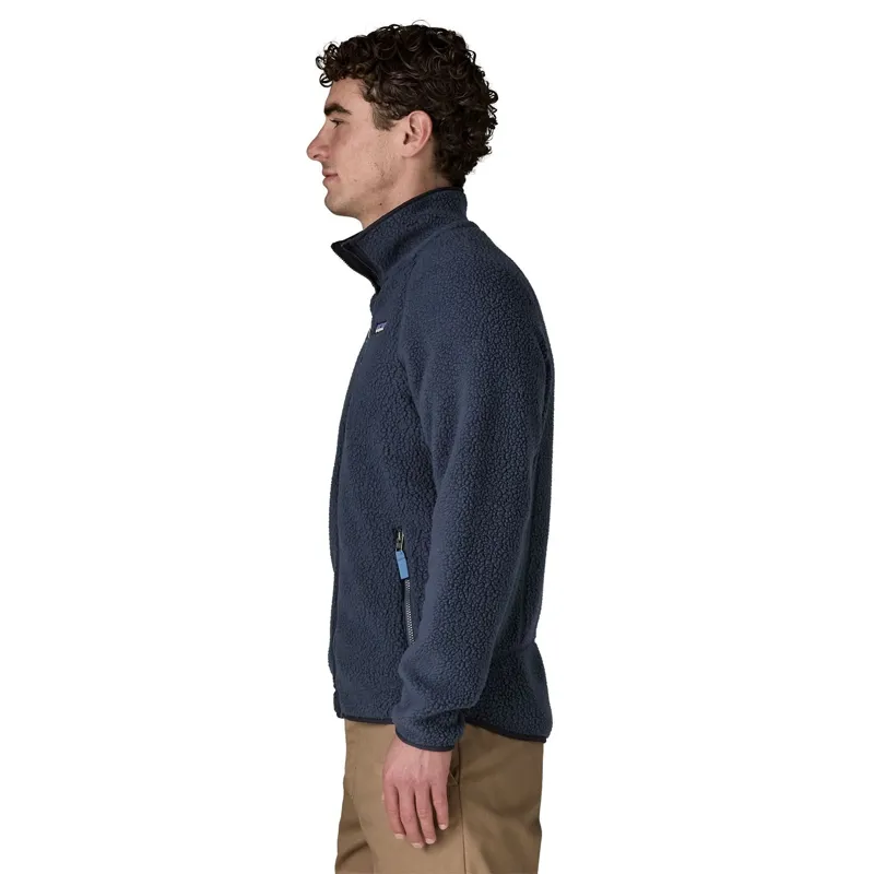 Patagonia Retro Pile Men's Fleece Jacket in New Navy/Sunken Blue-3