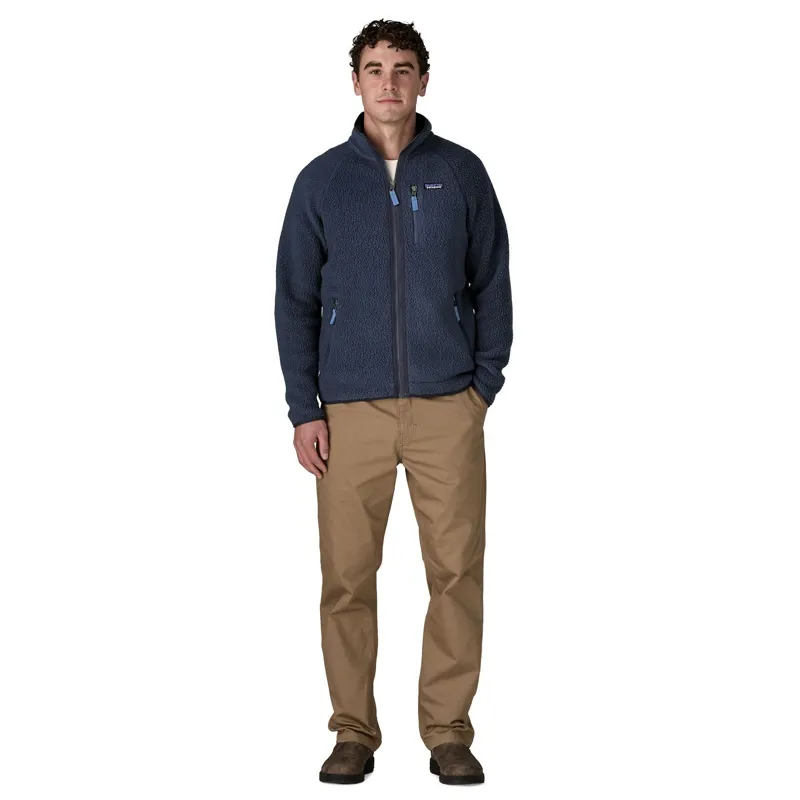 Patagonia Retro Pile Men's Fleece Jacket in New Navy/Sunken Blue-4