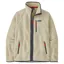Patagonia Retro Pile Men's Fleece Jacket in Pelican/Smolder Blue