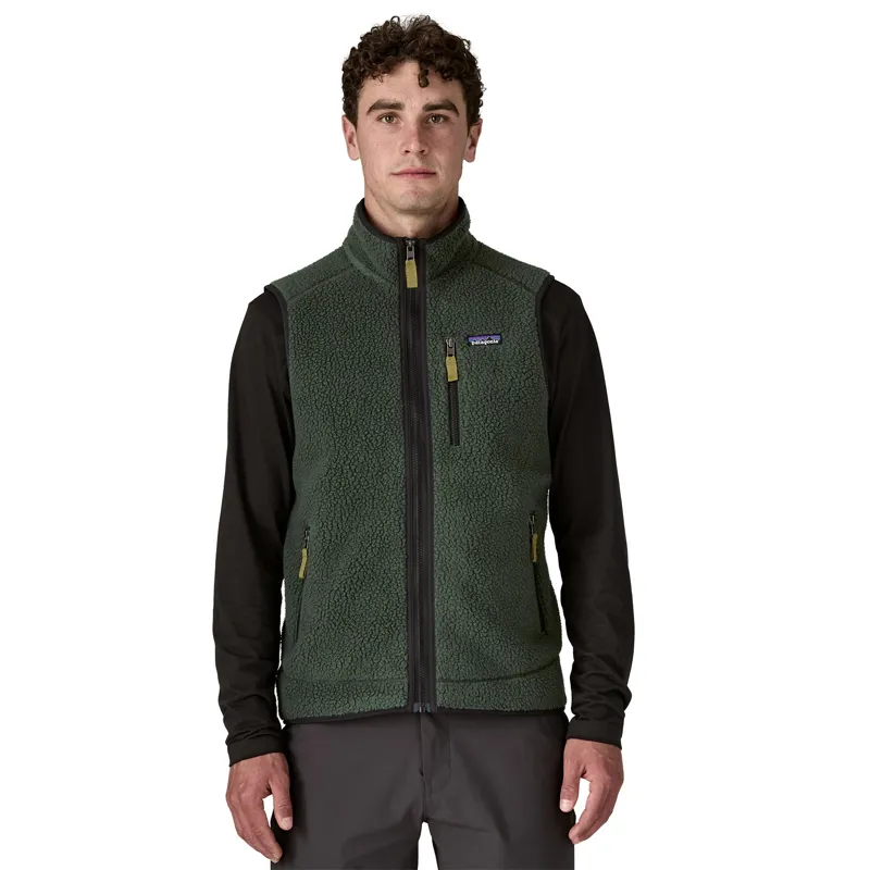 Patagonia Retro Pile Men's Fleece Vest in Old Growth Green-1