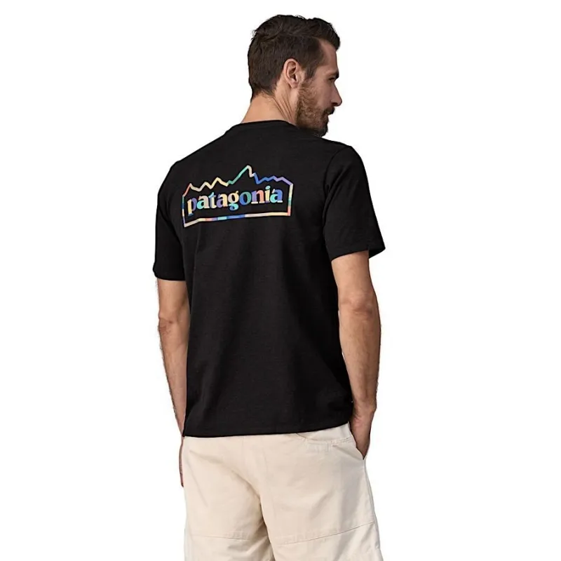 Patagonia Unity Fitz Responsibili-Tee Men's in Ink Black-3