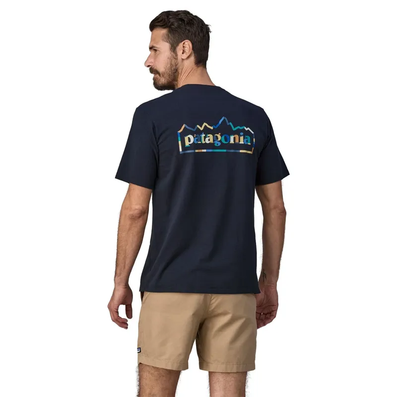 Patagonia Unity Fitz Responsibili-Tee Men's in New Navy-3