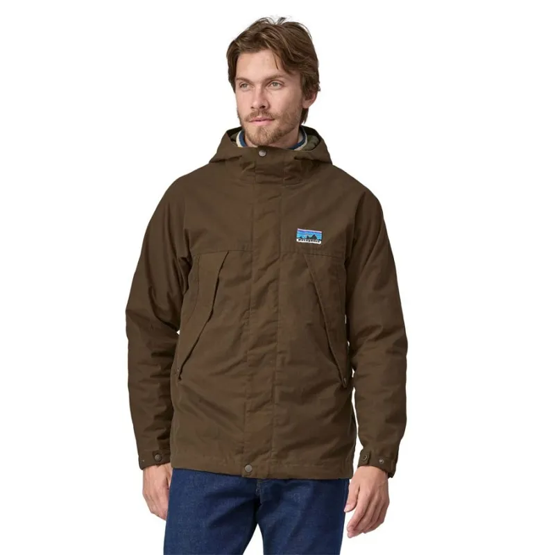 Patagonia Waxed Cotton Men's Jacket in Coriander Brown-1