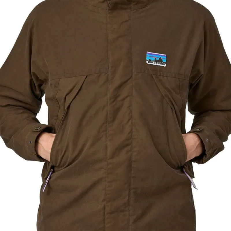 Patagonia Waxed Cotton Men's Jacket in Coriander Brown-7