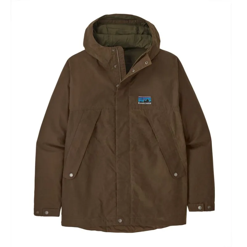 Patagonia Waxed Cotton Men's Jacket in Coriander Brown