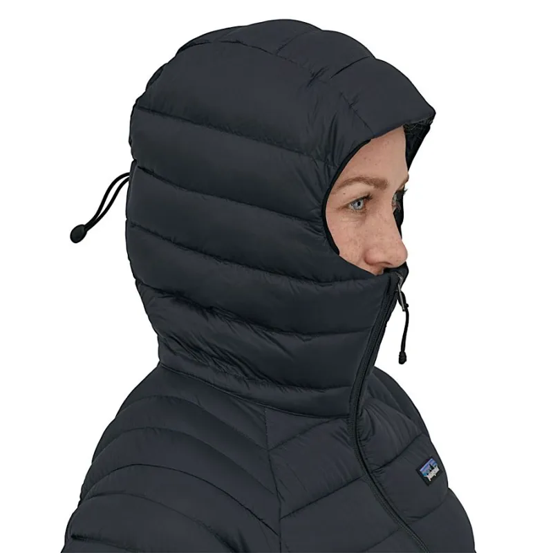 Patagonia Women's Down Sweater Hoody in Black-8