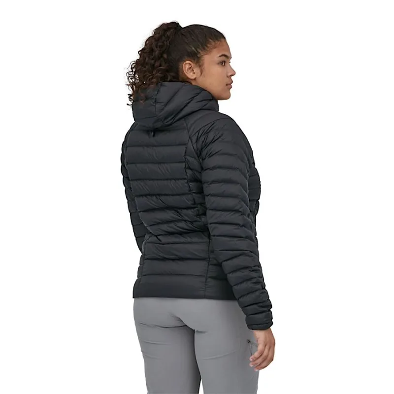 Patagonia Women's Down Sweater Hoody in Black-5