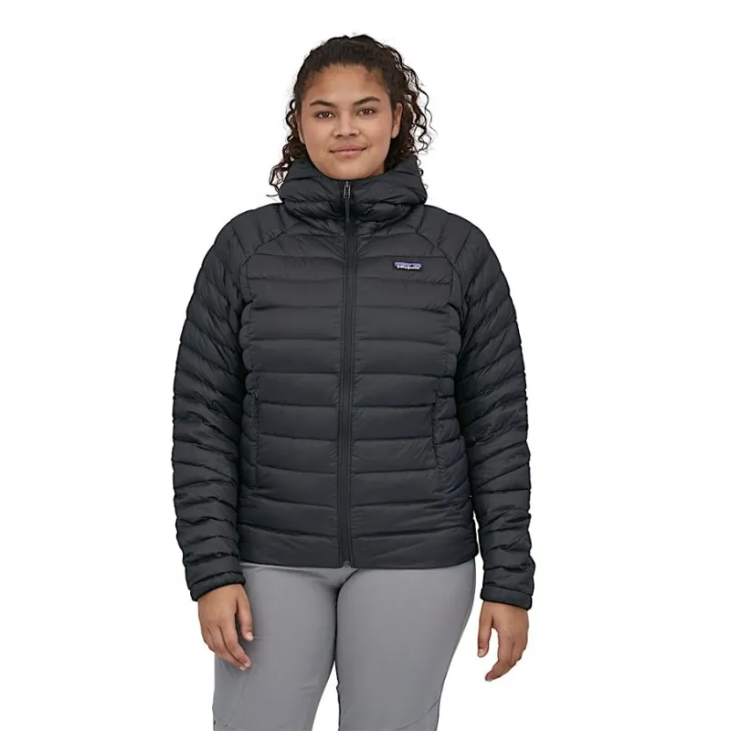 Patagonia Women's Down Sweater Hoody in Black-4