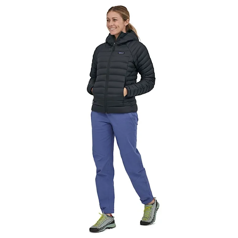 Patagonia Women's Down Sweater Hoody in Black-3