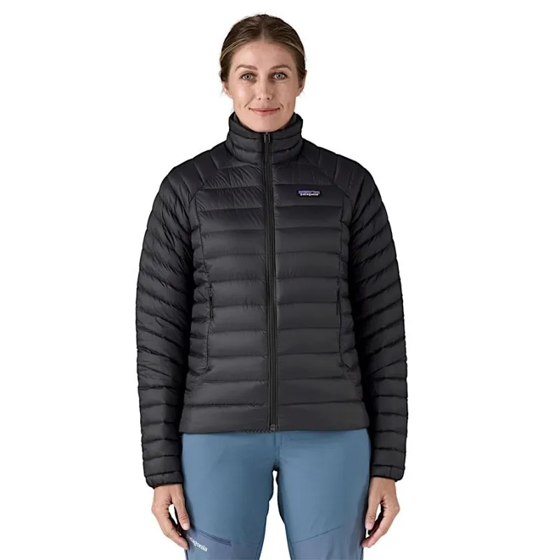 Patagonia Women's Down Sweater Jacket in Black-1