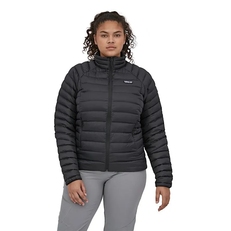Patagonia Women's Down Sweater Jacket in Black-5