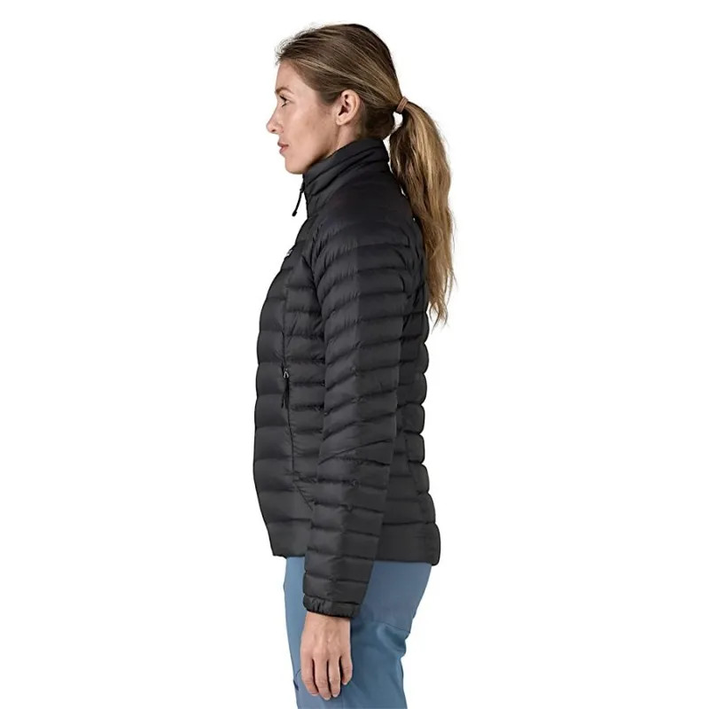 Patagonia Women's Down Sweater Jacket in Black-2