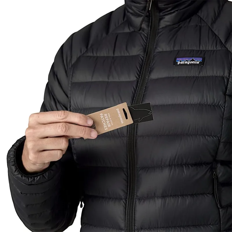 Patagonia Women's Down Sweater Jacket in Black-10