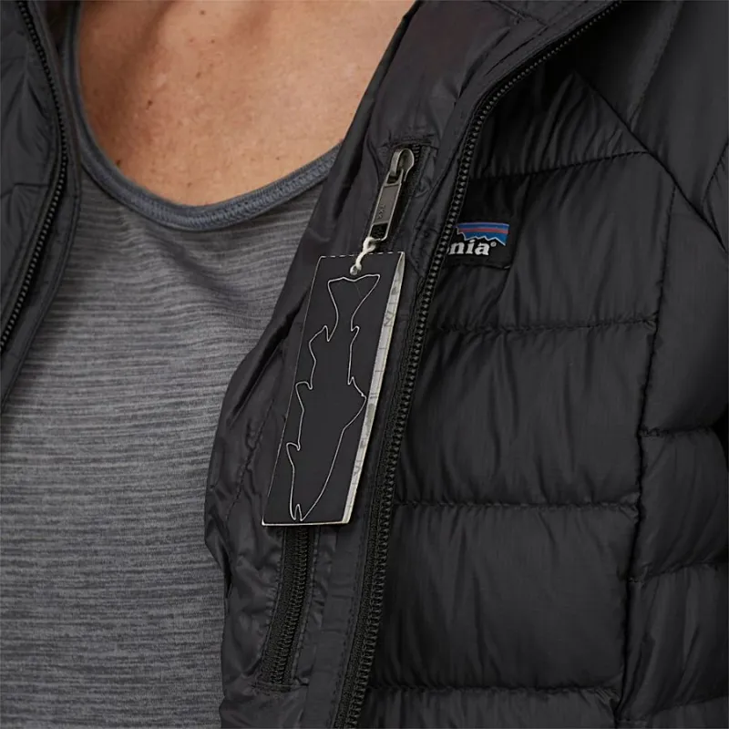 Patagonia Women's Down Sweater Jacket in Black-9