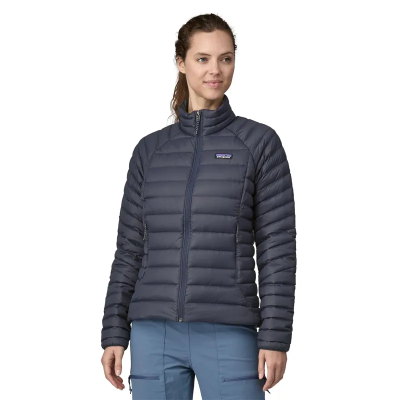 Patagonia Women's Down Sweater Jacket in Smolder Blue-2