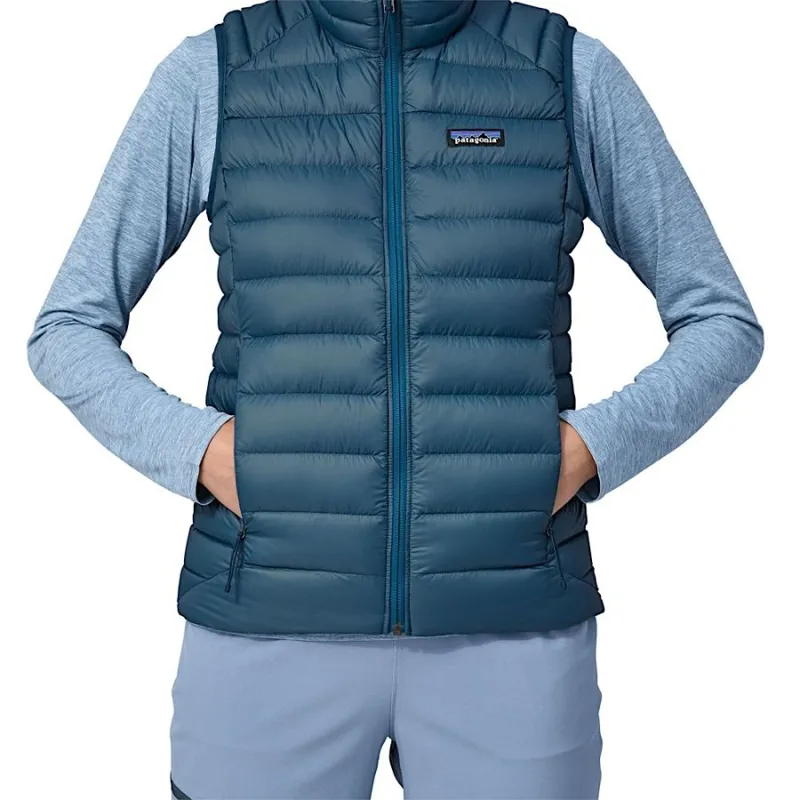 Patagonia Women's Down Sweater Vest in Black-8