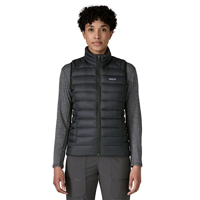 Patagonia Women's Down Sweater Vest in Black-1