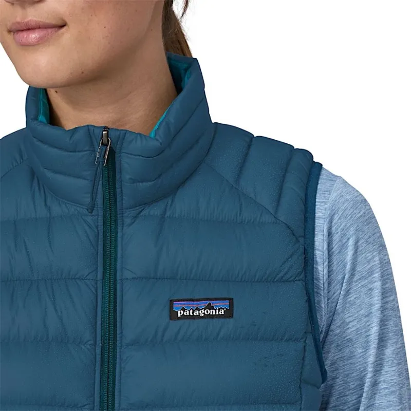 Patagonia Women's Down Sweater Vest in Black-5