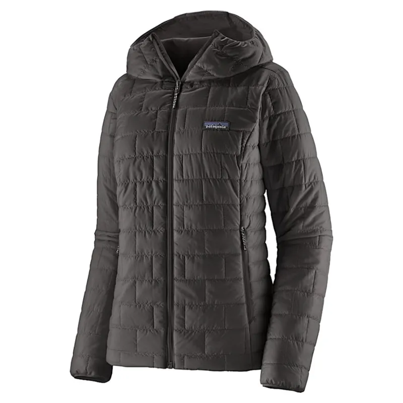 Patagonia Women's Nano Puff Hoody in Black