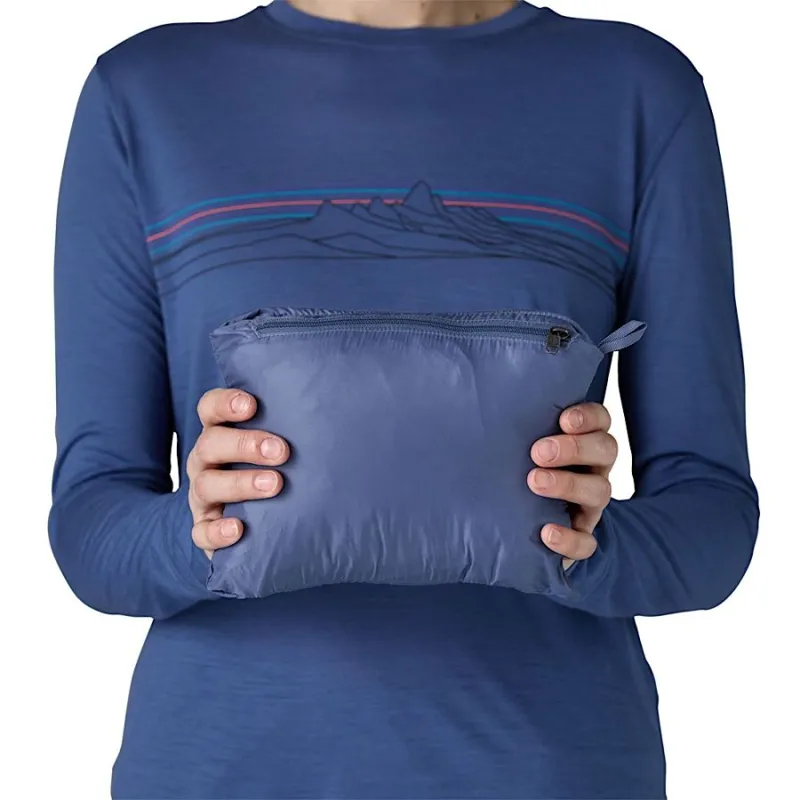 Patagonia Women's Nano Puff Hoody in Black-9