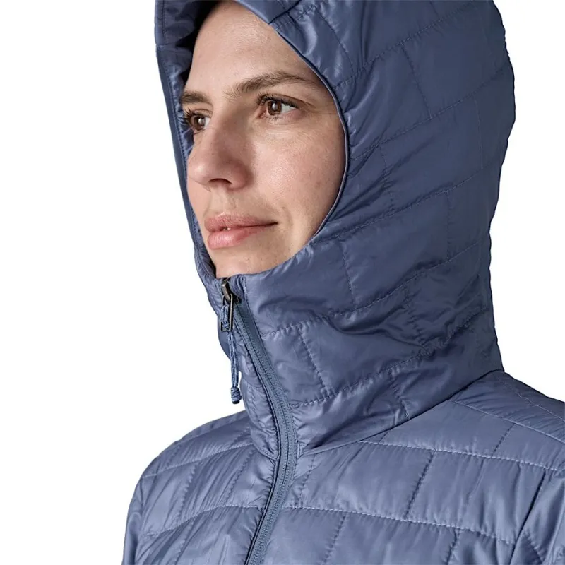 Patagonia Women's Nano Puff Hoody in Black-7