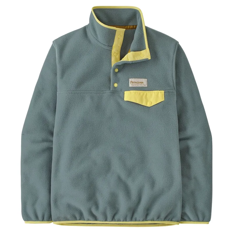 Patagonia Womens Lightweight Synchilla Snap-T Fleece Pullover in Blue Sage