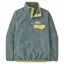 Patagonia Womens Lightweight Synchilla Snap-T Fleece Pullover in Blue Sage