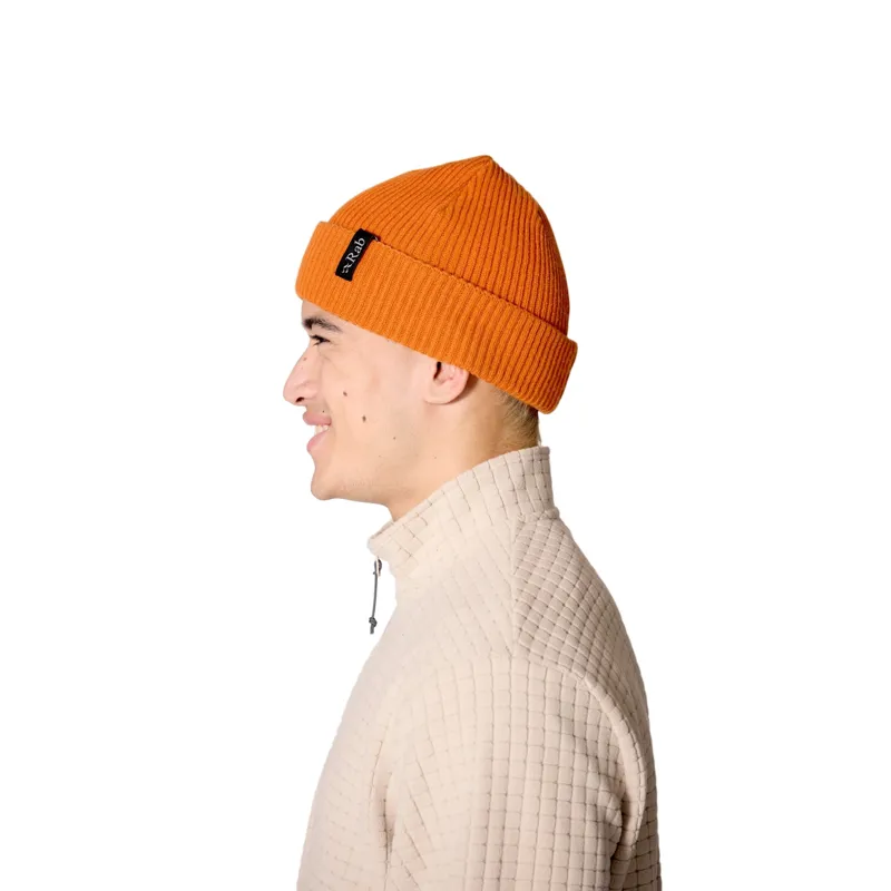Rab Perimeter Rolled Beanie in Black-2