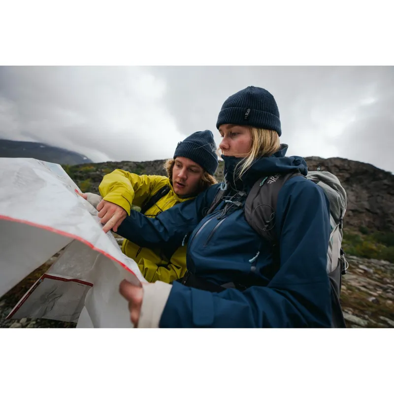 Rab Perimeter Rolled Beanie in Tempest Blue-3