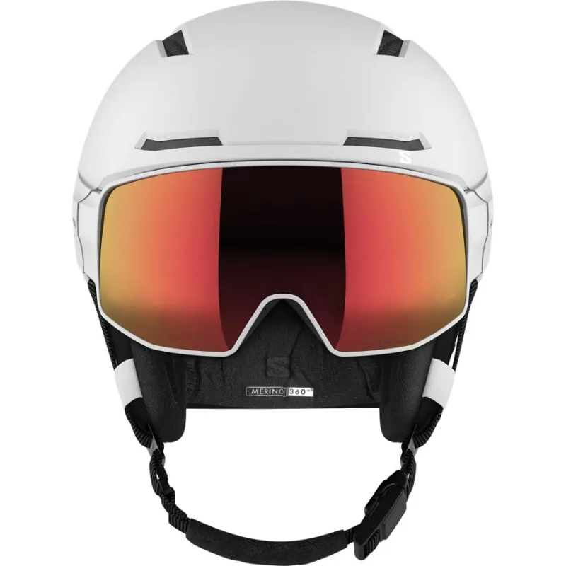 Salomon Driver Prime Sigma Photochromic MIPS Helmet in White-2