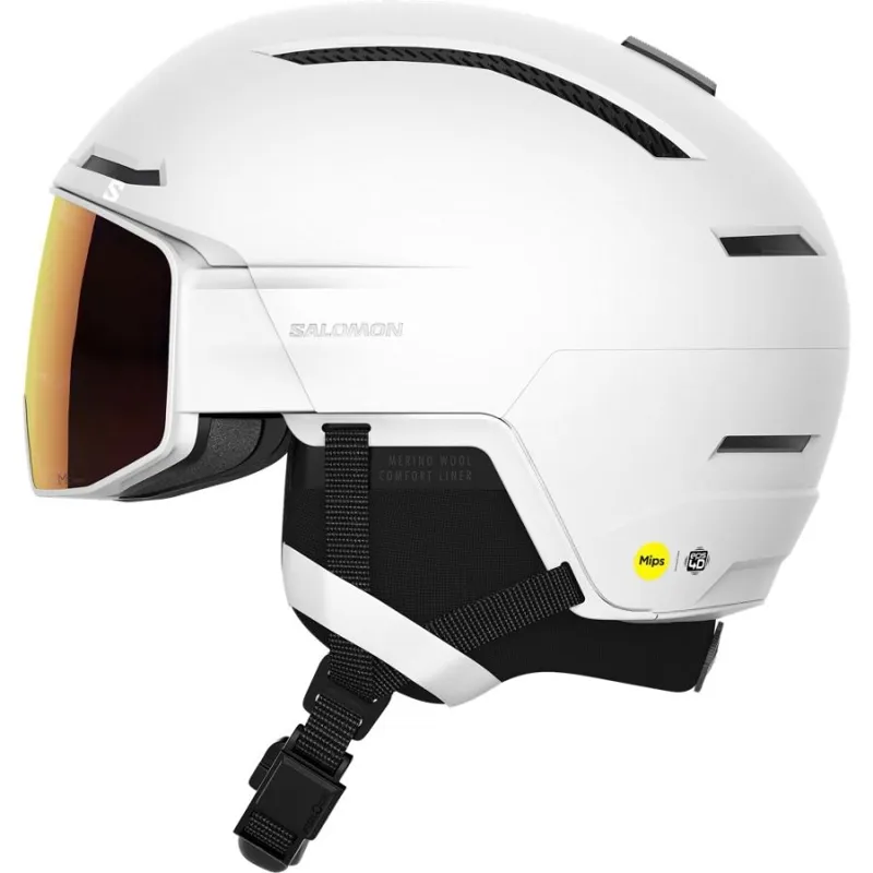 Salomon Driver Prime Sigma Photochromic MIPS Helmet in White-1