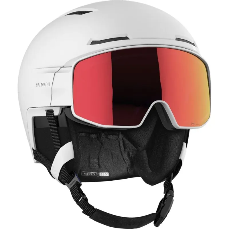 Salomon Driver Prime Sigma Photochromic MIPS Helmet in White-3