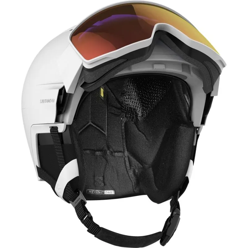 Salomon Driver Prime Sigma Photochromic MIPS Helmet in White-4
