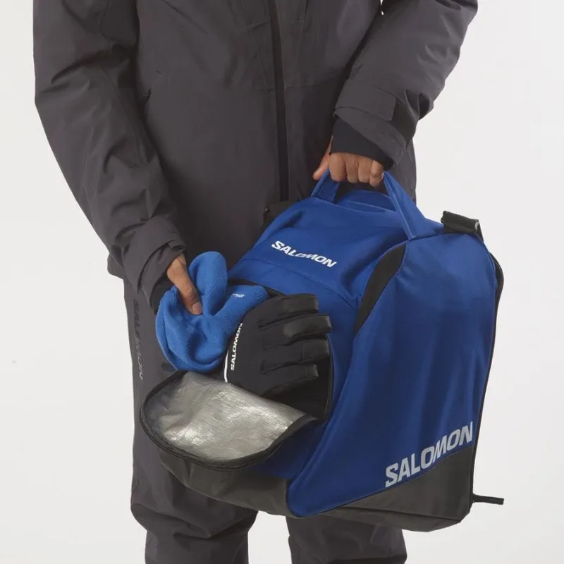 Salomon Original Gearbag Ski Boot Bag in Surf The Web-Black-5