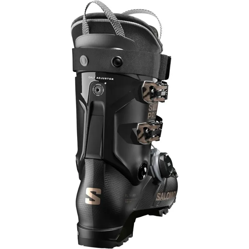Salomon S/Pro Delta BOA 95 2026 Ski Boot 95 Black/Pink Gold Metallic-2