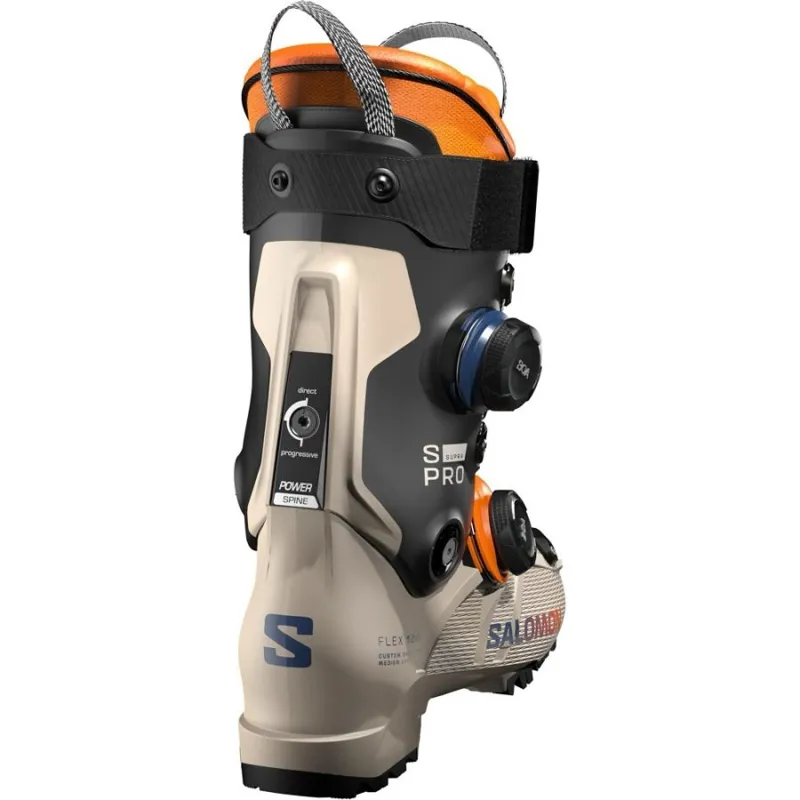 Salomon S/Pro Supra Dual BOA 120 2026 in Humus/Black/Orange Tiger-2