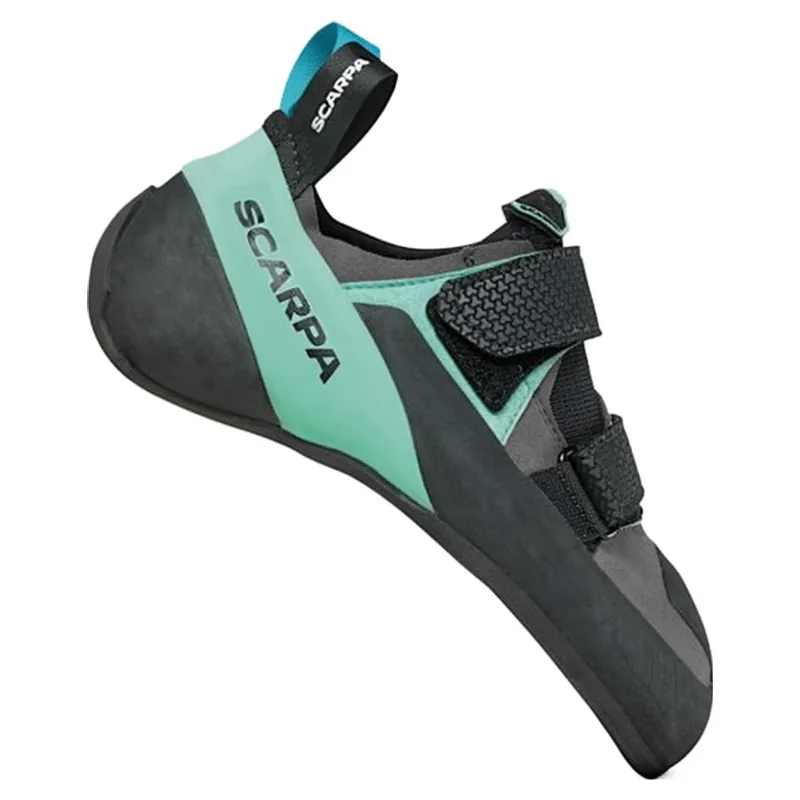 Scarpa Arpia LV Women's Climbing Shoe in Shark/Aqua