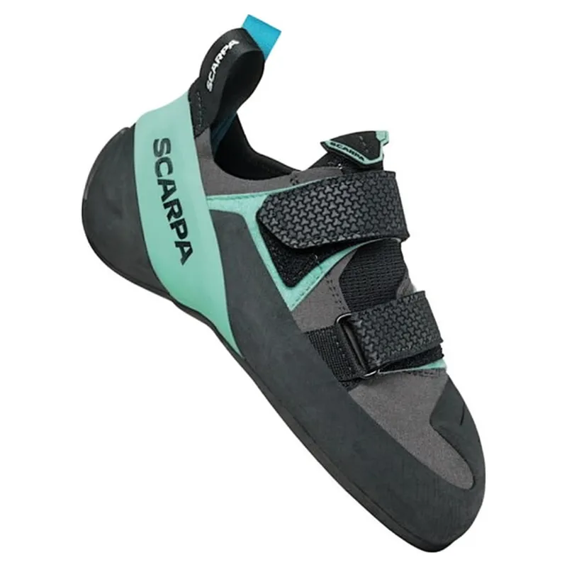 Scarpa Arpia LV Women's Climbing Shoe in Shark/Aqua-1