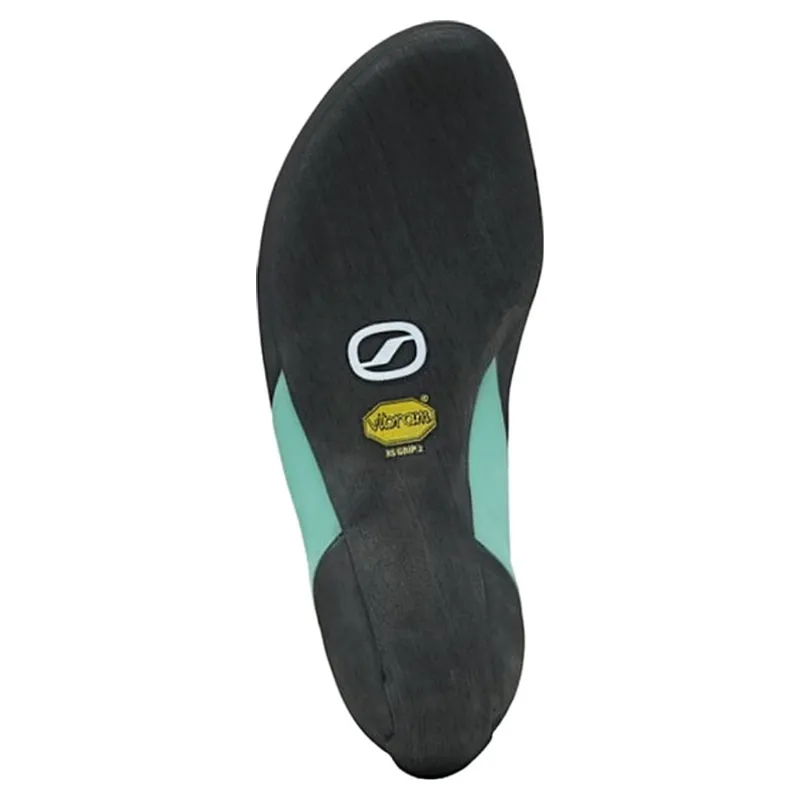 Scarpa Arpia LV Women's Climbing Shoe in Shark/Aqua-6