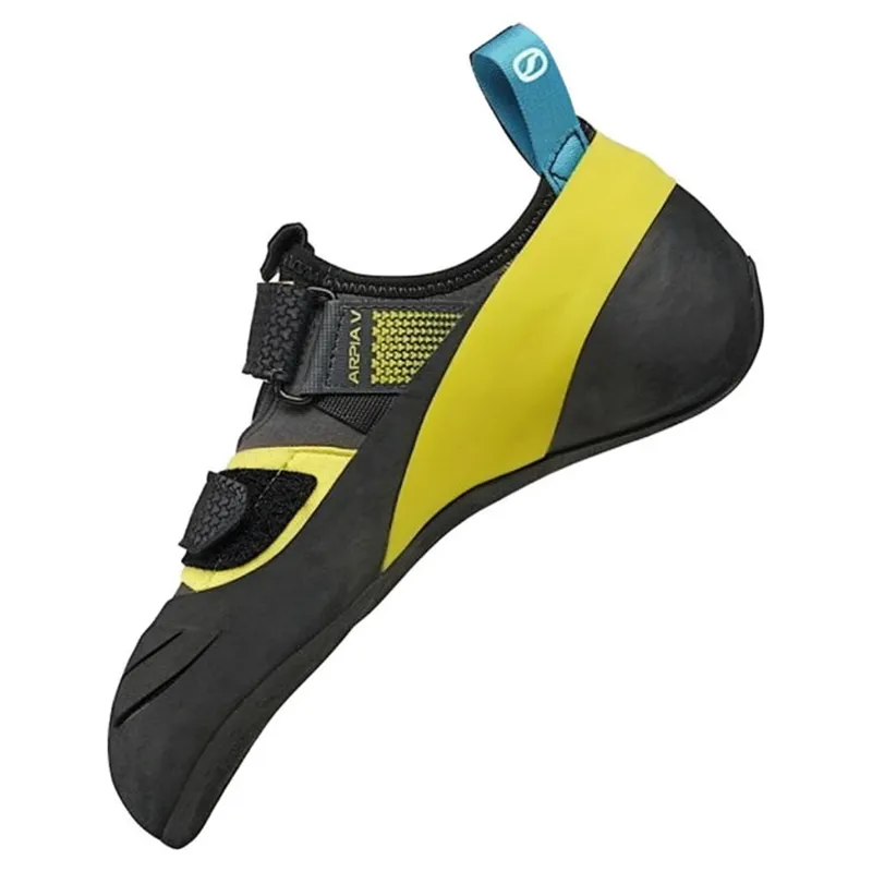 Scarpa Arpia Men's Climbing Shoe in Shark/Yellow-2