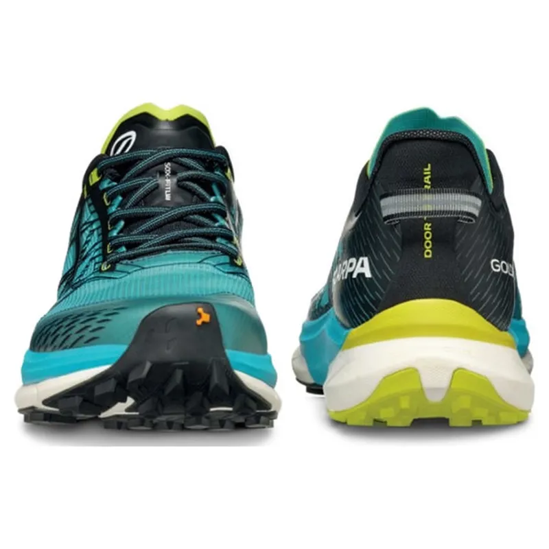 Scarpa Golden Gate 2 ATR Trail Running Shoe in Azure/Lime-3