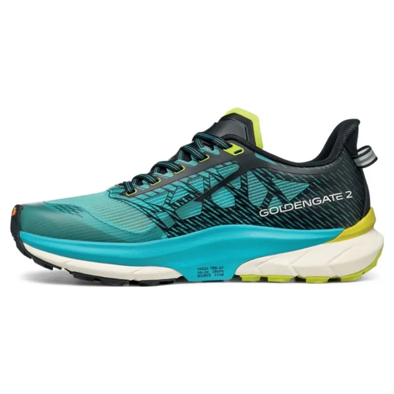 Scarpa Golden Gate 2 ATR Trail Running Shoe in Azure/Lime-2