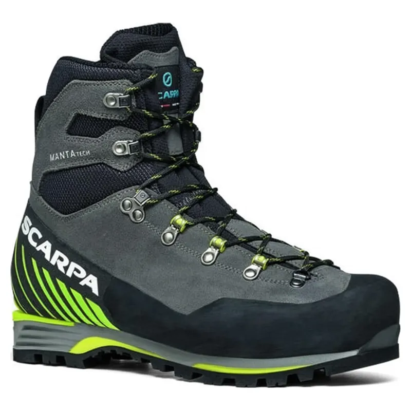 Scarpa Manta Tech GTX Men's Boot in Shark/Lime