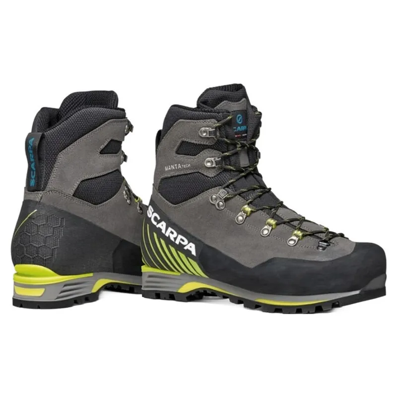 Scarpa Manta Tech GTX Men's Boot in Shark/Lime-3